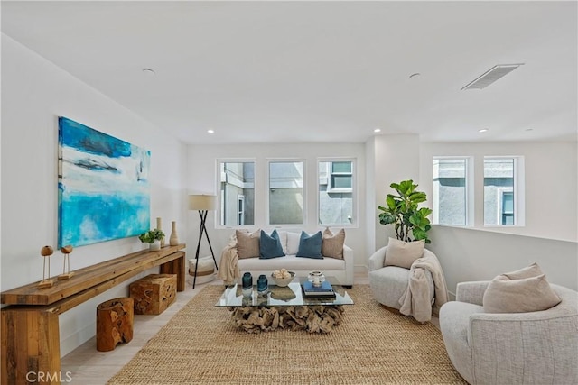 125 8th St, Huntington Beach, CA 92648 - living area with plenty of natural light and recessed lighting