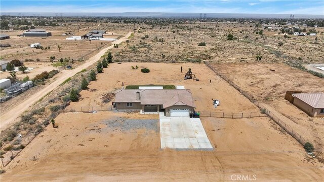 5824 White Fox Trl, Phelan, CA 92371 - view of rural area featuring a desert landscape