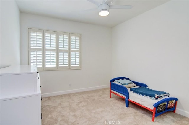22492 Eloise Dr, Lake Forest, CA 92630 - bedroom featuring carpet, baseboards, and a ceiling fan