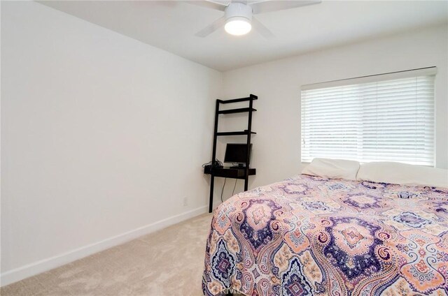 22492 Eloise Dr, Lake Forest, CA 92630 - bedroom featuring light colored carpet, baseboards, and ceiling fan