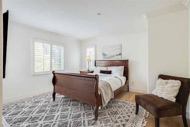 86 Canyoncrest, Irvine, CA 92603 - bedroom with crown molding, baseboards, and wood finished floors