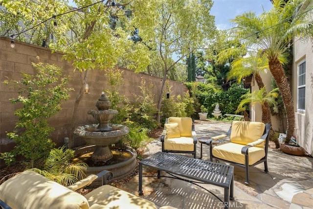 86 Canyoncrest, Irvine, CA 92603 - view of patio / terrace featuring a fenced backyard