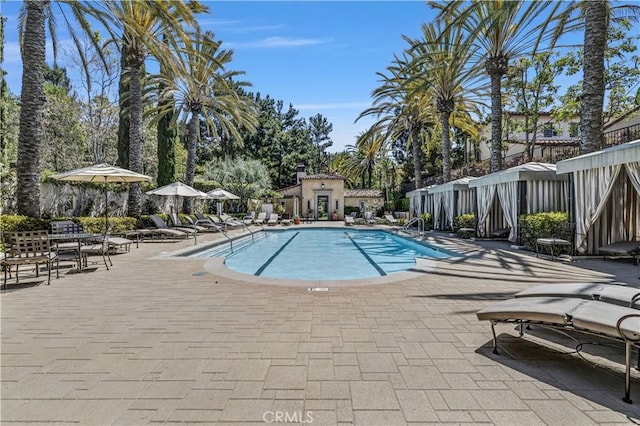 86 Canyoncrest, Irvine, CA 92603 - community pool featuring a patio