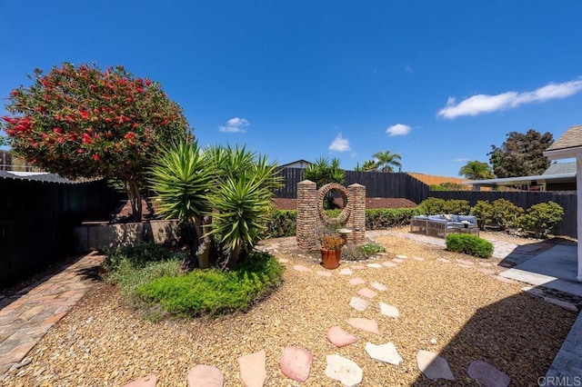 8184 Flanders Dr, San Diego, CA 92126 - fenced backyard featuring a patio area