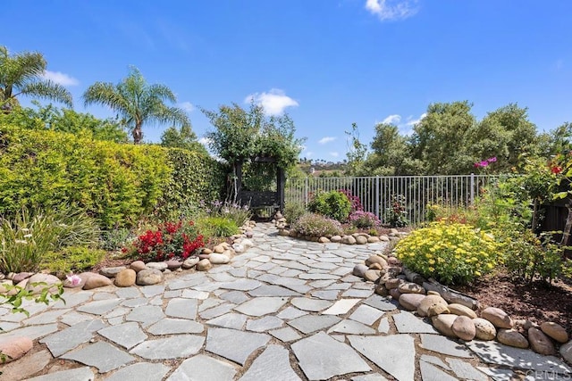 1707 Willowhaven Rd, Encinitas, CA 92024 - view of patio with fence