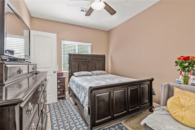 5801 S Moonstone Peak Dr, Bakersfield, CA 93313 - bedroom with a ceiling fan