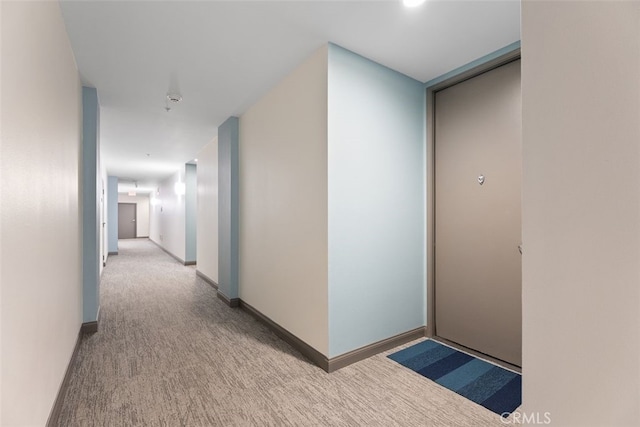 388 E E Ocean, Long Beach, CA 90802 - corridor with carpet flooring and baseboards
