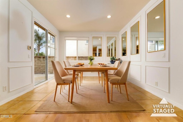 23839 Rio Ranch Way, Valencia, CA 91354 - dining space with recessed lighting