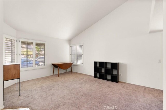 21242 Bristlecone, Mission Viejo, CA 92692 - carpeted spare room featuring high vaulted ceiling
