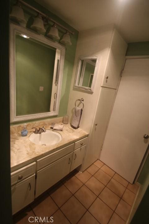 19555 Chadway St, Canyon Country, CA 91351 - bathroom with tile patterned floors and vanity