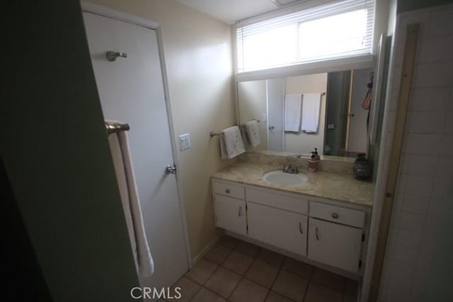 19555 Chadway St, Canyon Country, CA 91351 - bathroom with tile patterned flooring and vanity
