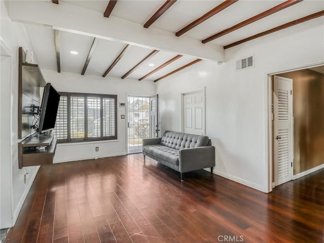 1401 W 165th St, Compton, CA 90220 - sitting room with wood finished floors, baseboards, and recessed lighting