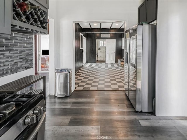 1401 W 165th St, Compton, CA 90220 - hall with dark wood-type flooring