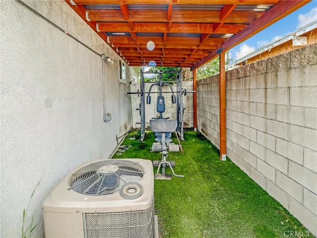 1401 W 165th St, Compton, CA 90220 - view of yard featuring central air condition unit
