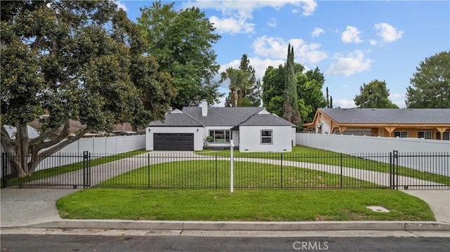 7307 Forbes Ave, Lake Balboa, CA 91406 - view of front of property with a garage, driveway, and stucco siding