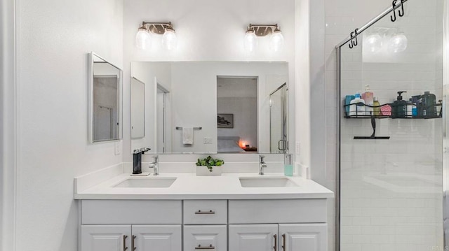 1646 Fig Tree Way, Oceanside, CA 92056 - bathroom with a stall shower and double vanity
