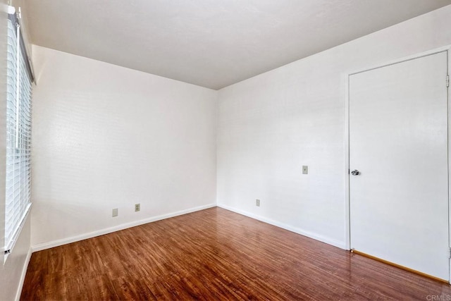 1307 Caminito Gabaldon Unit B, San Diego, CA 92108 - empty room with wood finished floors and baseboards
