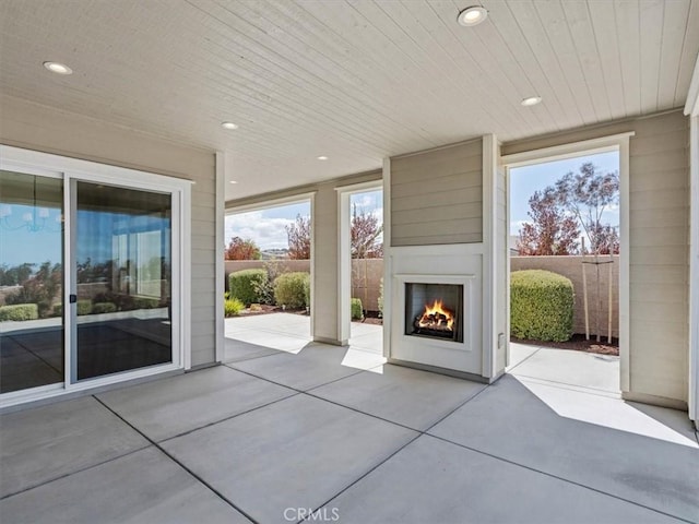 920 Trail View Pl, Nipomo, CA 93444 - view of patio / terrace with a fireplace and a fenced backyard