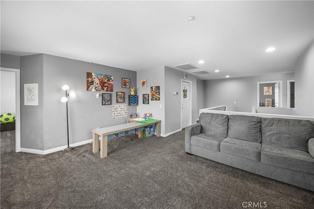 19883 San Juan Capistrano Ct, Riverside, CA 92508 - carpeted living room featuring recessed lighting and baseboards