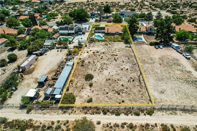 35823 48th St E, Palmdale, CA 93552 - aerial view of sparsely populated area featuring a desert landscape