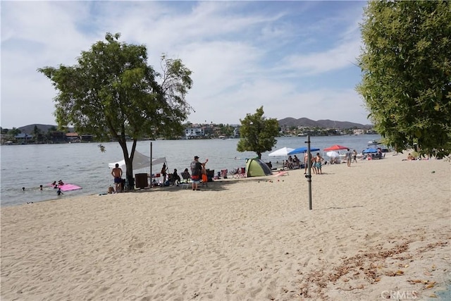 23618 Canyon Lake Dr N, Canyon Lake, CA 92587 - water view featuring mountains