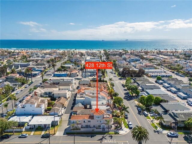 428 12th St, Huntington Beach, CA 92648 - aerial view of residential area with a large body of water