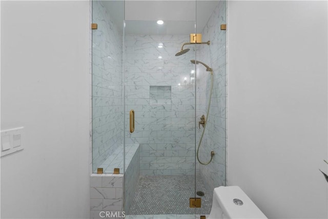 2048 W Kenneth Rd, Glendale, CA 91201 - bathroom with a stall shower and toilet