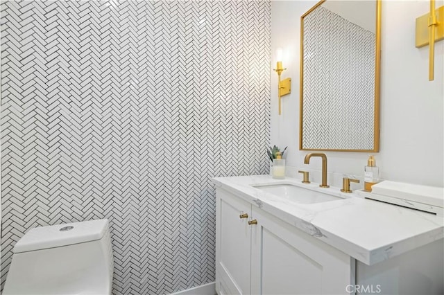 2048 W Kenneth Rd, Glendale, CA 91201 - half bathroom featuring toilet and vanity