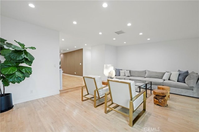 2048 W Kenneth Rd, Glendale, CA 91201 - living area with light wood-type flooring, recessed lighting, and baseboards