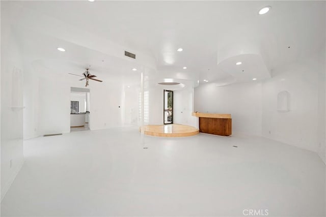 9314 Stevens Way, West Hills, CA 91304 - unfurnished living room featuring recessed lighting