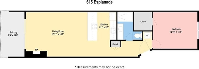 615 Esplanade Unit 509, Redondo Beach, CA 90277 - floor plan / room layout