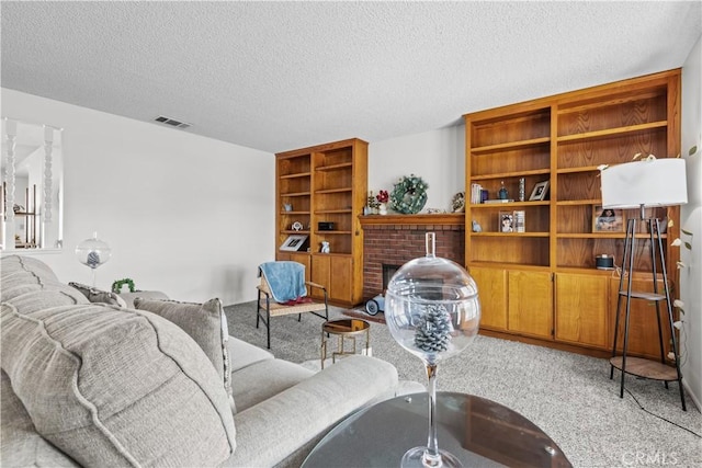 2210 El Rancho Cir, Hemet, CA 92545 - living area featuring carpet flooring and a textured ceiling