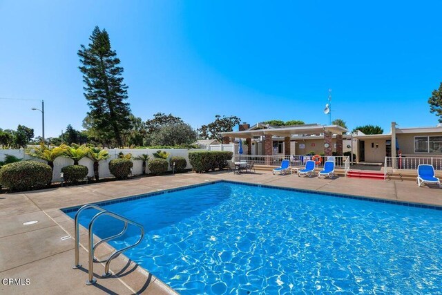203 E Garden Grn, Port Hueneme, CA 93041 - view of pool featuring fence and a patio area