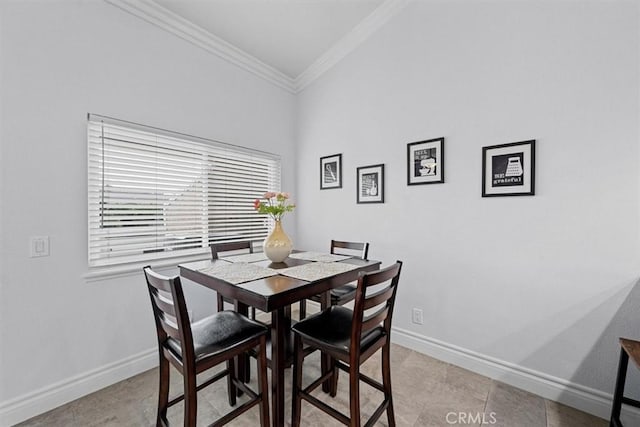 3936 W 5th St Unit 44, Santa Ana, CA 92703 - dining area featuring ornamental molding and baseboards