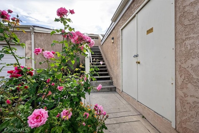3936 W 5th St Unit 44, Santa Ana, CA 92703 - doorway to property featuring stucco siding