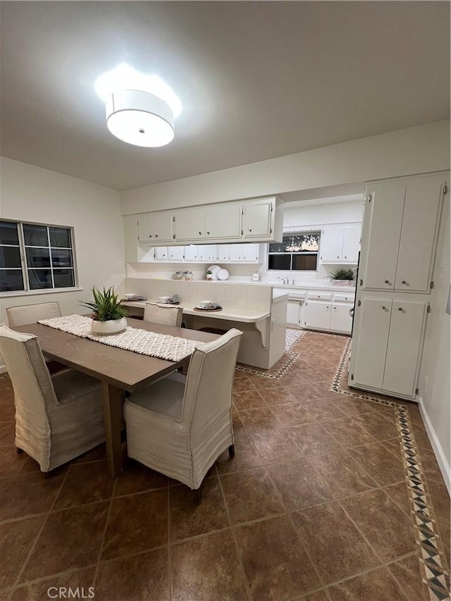 view of dining area