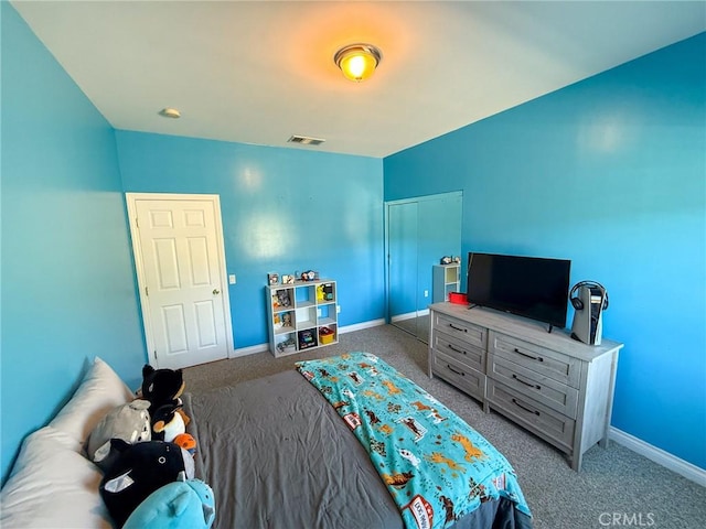 8921 Deer Trl, Frazier Park, CA 93225 - carpeted bedroom featuring baseboards
