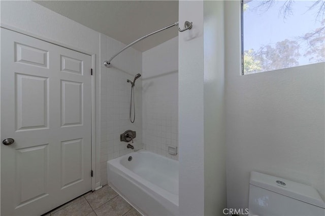 4200 Via Arbolada Unit 123, Los Angeles, CA 90042 - full bathroom with tile patterned flooring, toilet, and bathtub / shower combination