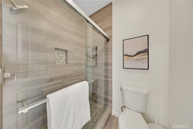 13385 Savanna, Tustin, CA 92782 - bathroom featuring a stall shower and toilet