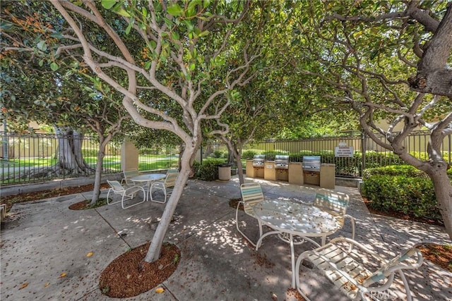 13385 Savanna, Tustin, CA 92782 - view of patio with exterior kitchen and fence