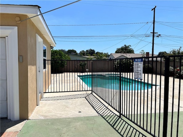 136 S Fircroft St, West Covina, CA 91791 - view of swimming pool with fence and a patio area