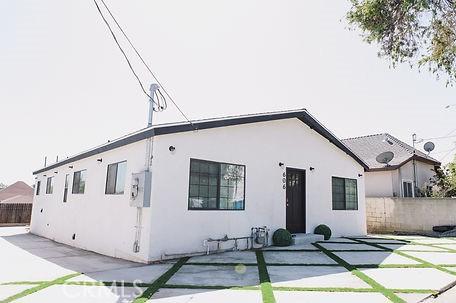 606608 Fairview Ave, Los Angeles, CA 90033 - view of front of house with fence and stucco siding