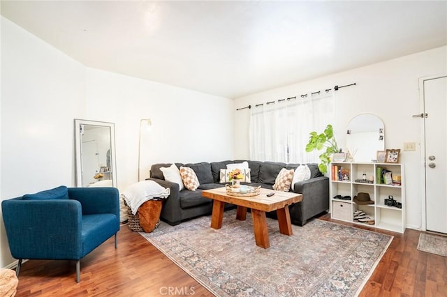 321 13th St, Huntington Beach, CA 92648 - living room with wood finished floors