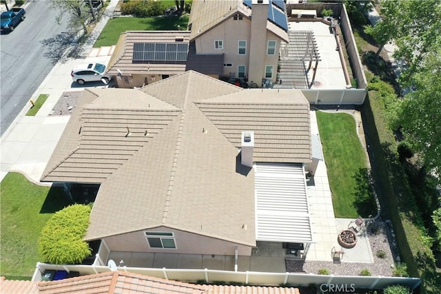 view of subject property