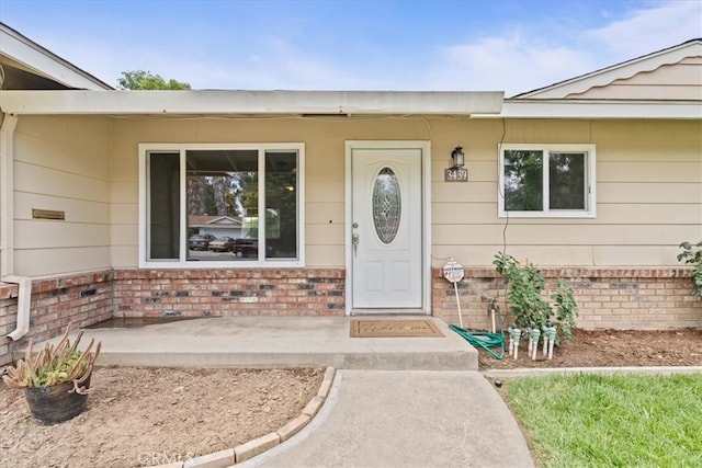 3439 De Anza Ave, Merced, CA 95348 - entrance to property with brick siding