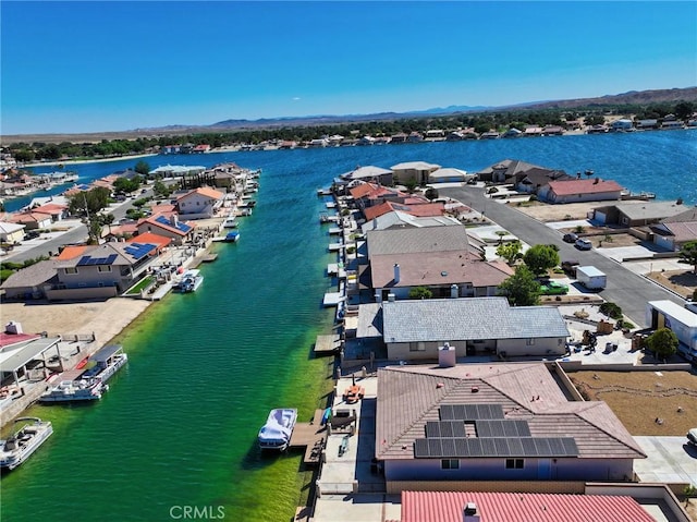 27314 Outrigger Ln, Helendale, CA 92342 - aerial view of residential area featuring a water and mountain view