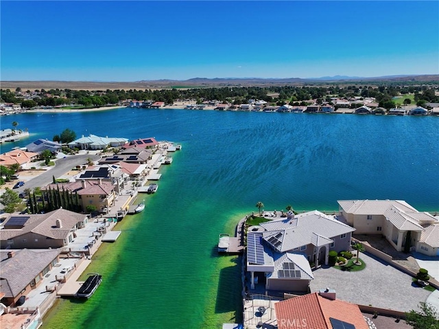 27314 Outrigger Ln, Helendale, CA 92342 - aerial view of residential area with a water and mountain view