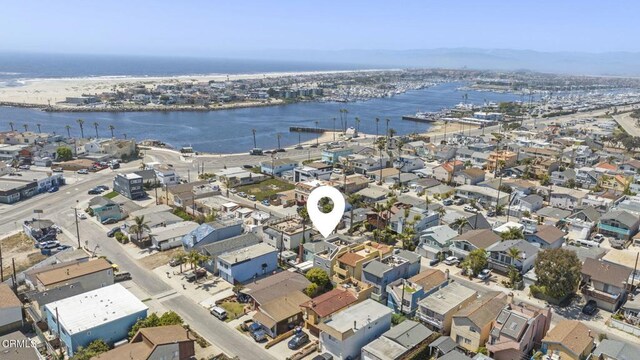256 Melrose Dr, Oxnard, CA 93035 - aerial view of property's location featuring a nearby body of water and nearby suburban area
