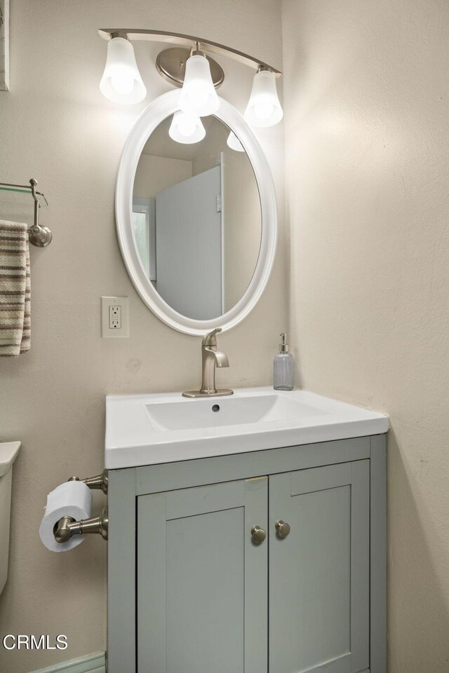 256 Melrose Dr, Oxnard, CA 93035 - half bath featuring vanity and toilet