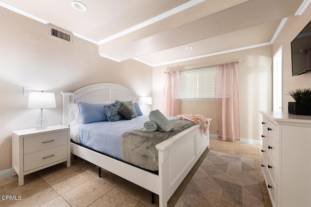 256 Melrose Dr, Oxnard, CA 93035 - bedroom featuring baseboards, crown molding, and recessed lighting